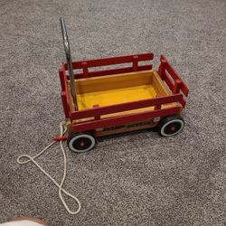 Radio Flyer Pull Along Wagon With Removable Sides Toddler Size