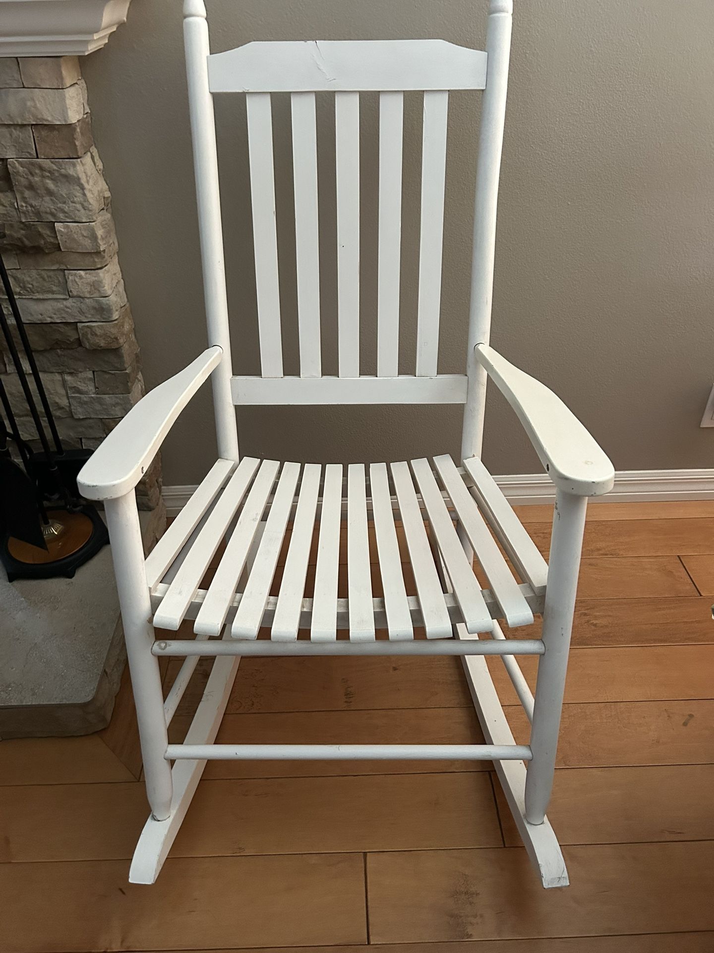 White Rocking Chair