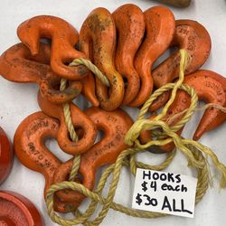 Eye Chain Grab Hook Lot Rigging Lifting Shackle Lift (READ DESC)