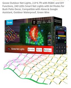 NEW GOVEE OUTDOOR NET LIGHTS