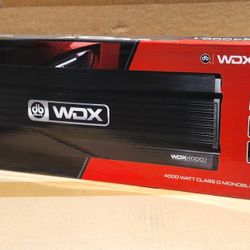DB Drive Power Amplifier Mono Subwoofer System With Bass Knob 4000 Watts WDX4000.1 🚨 Payment Options Available 🚨 No Credit Needed 🚨 