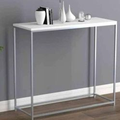 White Console Table