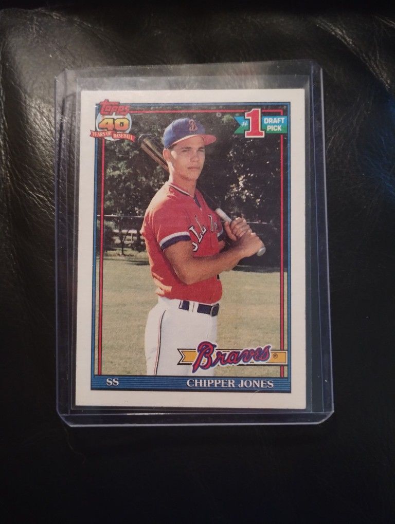 Chipper Jones Rookie Card.