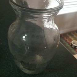 Clear Glass Vase