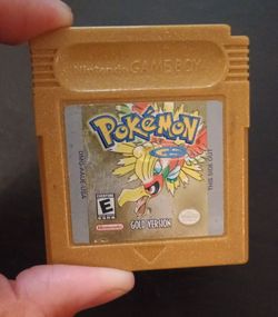 Nintendo Gameboy pokemon gold version