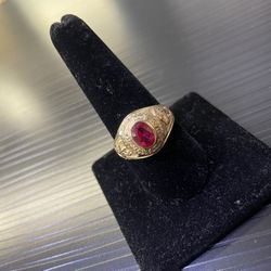 14K Ring With A real Ruby 🥶