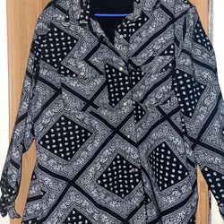 Black & White Denim Jacket 