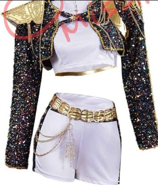 Demon Hunters Costume Size 160