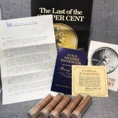 navigate__neThe Last Of The Copper Cent Includes Certificates Of Authenticity, 250 + Pennies
