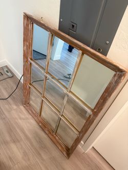 large vintage mirror