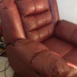 Red personal couch 
