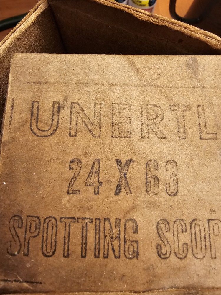 J
UNERTL 24 X 63 SPOTTING SCOPE
