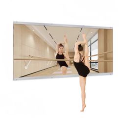 GYM/DANCE/FRAMESLESS WALL MIRROR (6ft x 4ft)