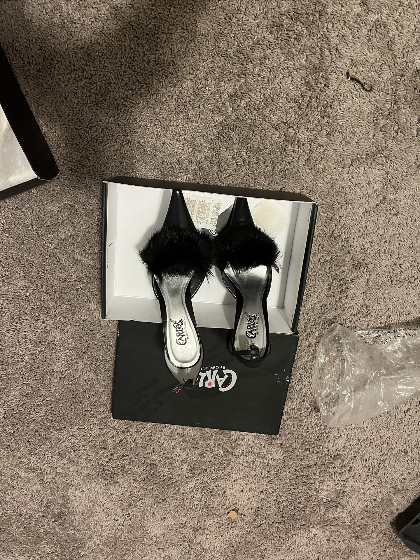 Black Evening Heel Shoe