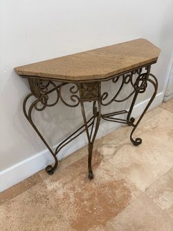 Marble entrance table- small