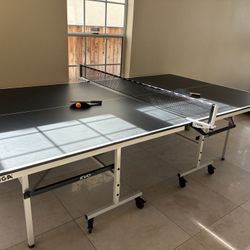 Ping Pong table With Paddle Brand Tiga