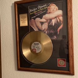 Marilyn Monroe Gold Record