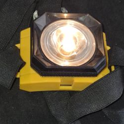 Excellent Working Adjustable Head Band Headlight, Radio Shack 61-2510, Yellow