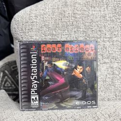Fear Effect PlayStation 1 PS1 Black Label