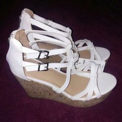 EXPRESS ZIPPER WEDGE SHOES
