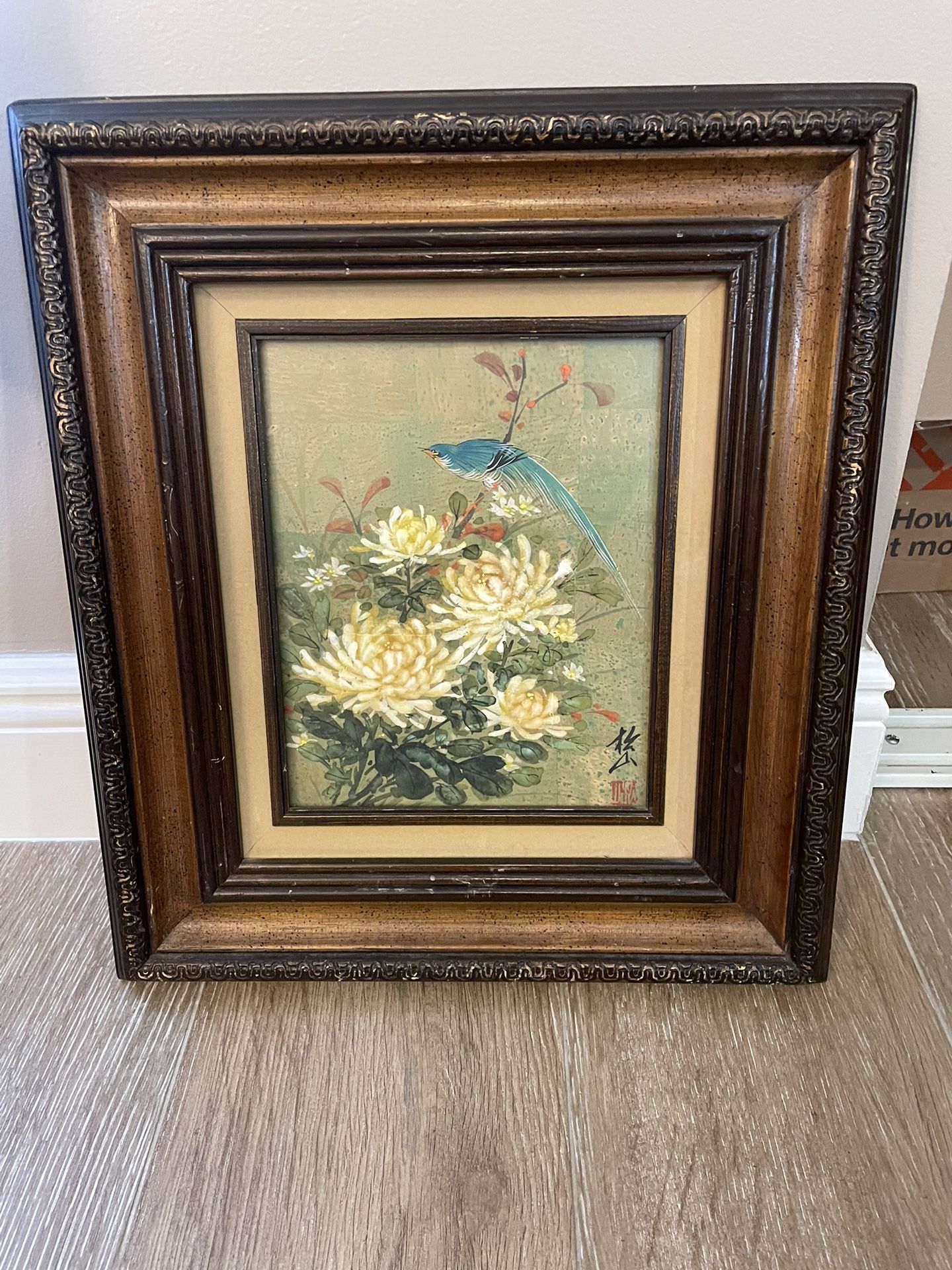 Asian Painting with Frame