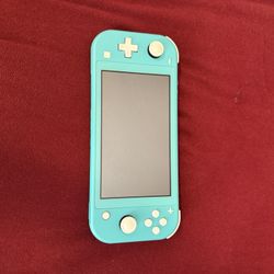 Nintendo Switch Lite – Like New, Blue + Charger & Case