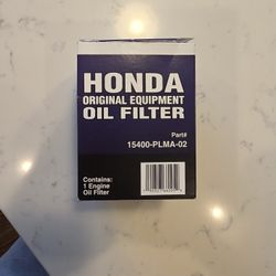 New Honda OEM Oil Filter 15400-PLMA-02