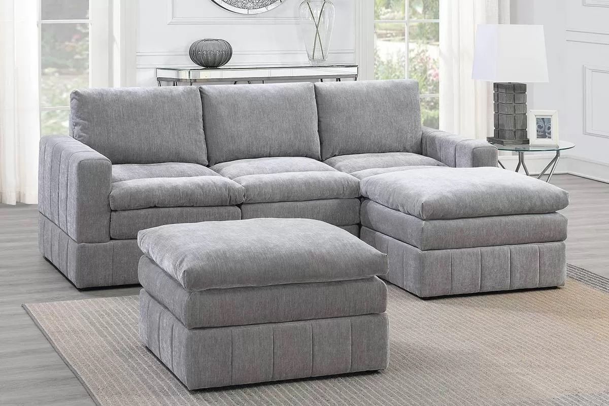 5 PIECE MODULAR SOFA SET