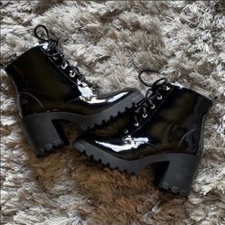 Brand new Paten leather boots