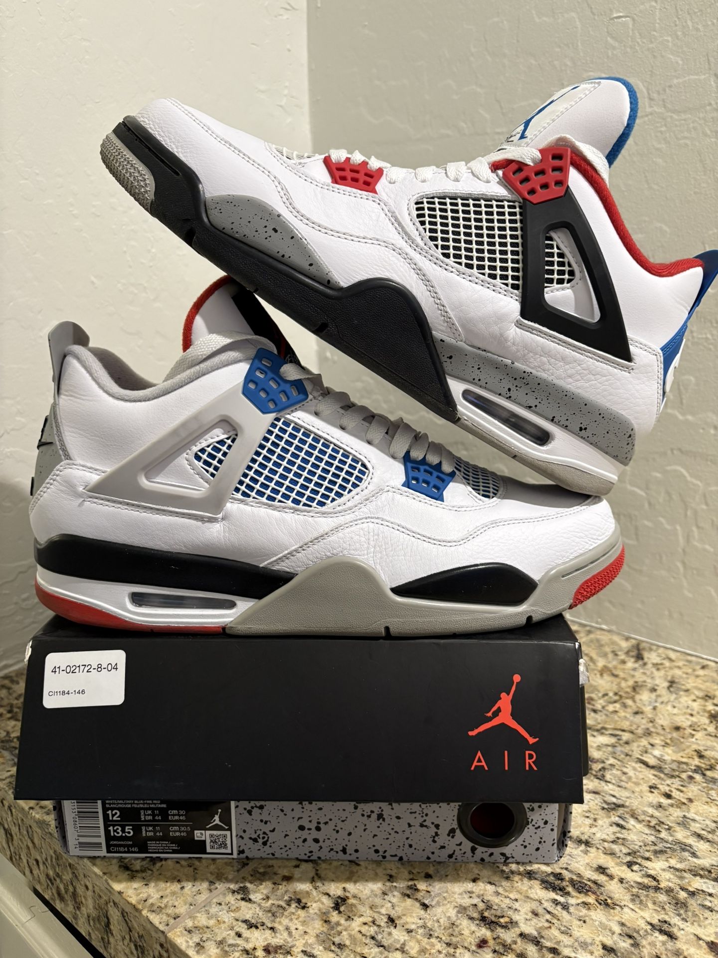 Jordan 4 What The Sz 12