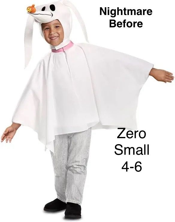Nightmare Before Christmas Zero Costume