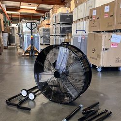 24 Inch Industrial Drum Fan High Velocity Floor Shop Fan 3 Speed