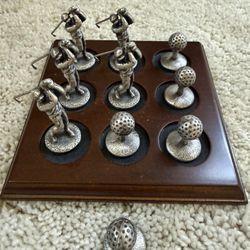 Beautiful Golf Tic Tac Toe Set 