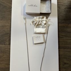 Ettika Eyeglass Chain - Silver