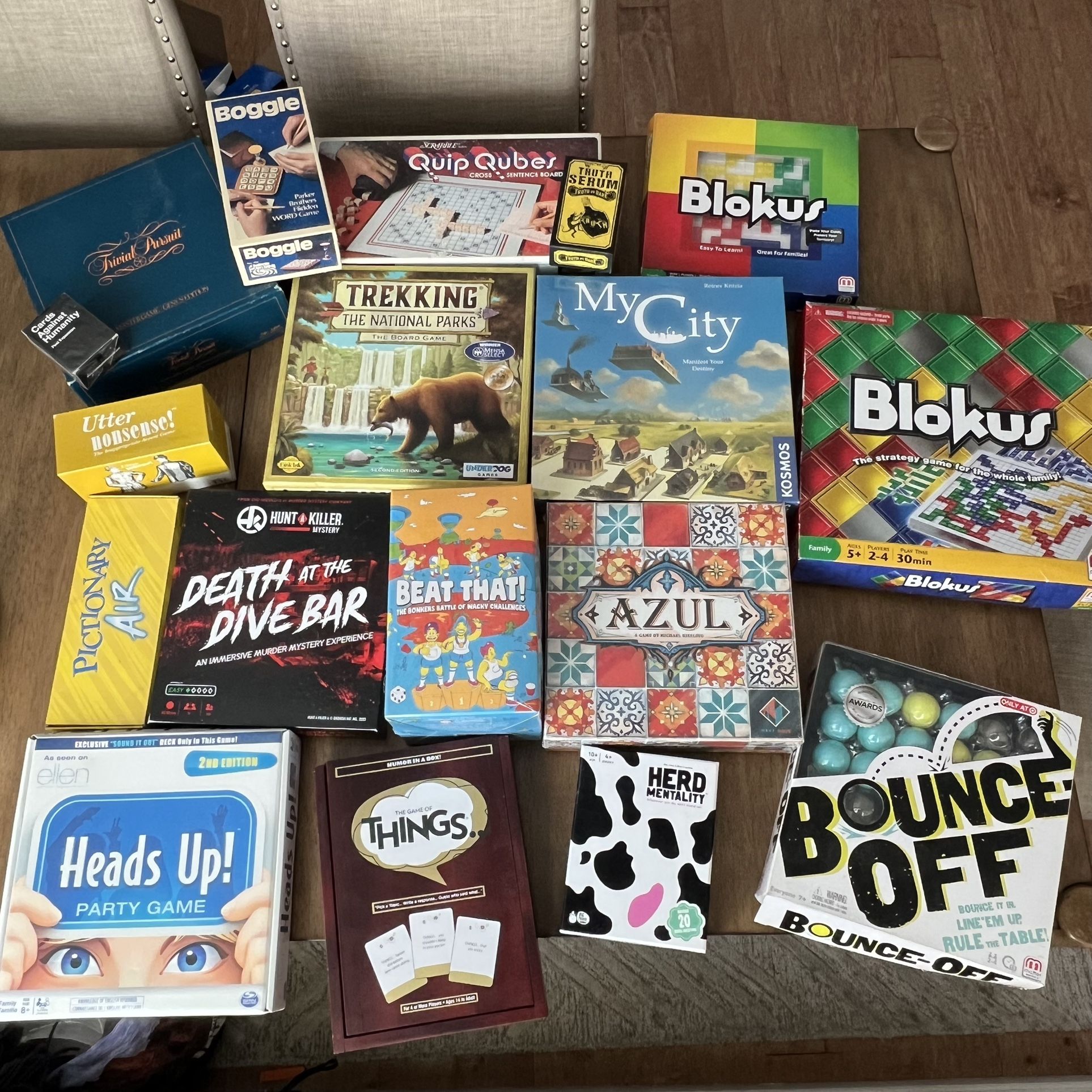 Huge Board Game Bundle – Strategy, Party & Family Favorites (Some Sealed!)