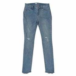 Old Navy Girls 16 Ballerina Jeggings Built Tough Light Wash Distressed Adj Waist