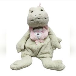 Lily Mae Leap Frog Plush 15" Green Bunnies Bay Soft Stuffed Toy Weighted Beanbag