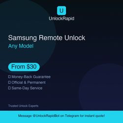 Unlock Any Samsung — Fast Remote Service
