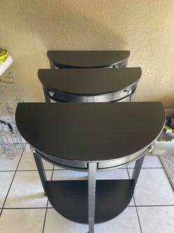 Half moon tables