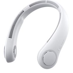 Portable Neck Fan, Hands-Free Bladeless, 5 Speeds, 4000 mAh Battery Operated Wea