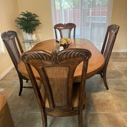 Real Wood Dining Table 