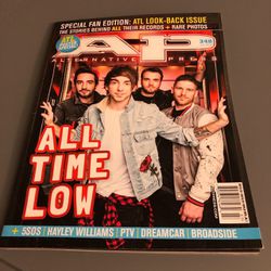 All Time Low Alternative Press magazine with tons of posters.