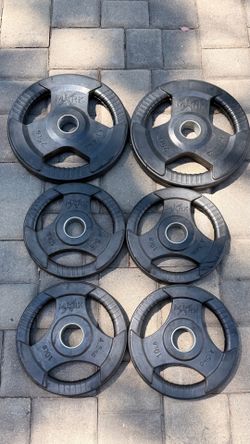 XMark Olympic weight plates