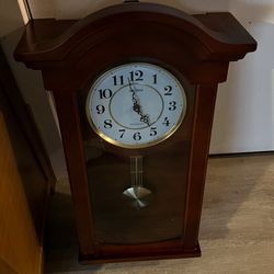 Rhythm “Celebration Time 314” Traditional Wooden Musical & Chiming Pendulum Wall Clock