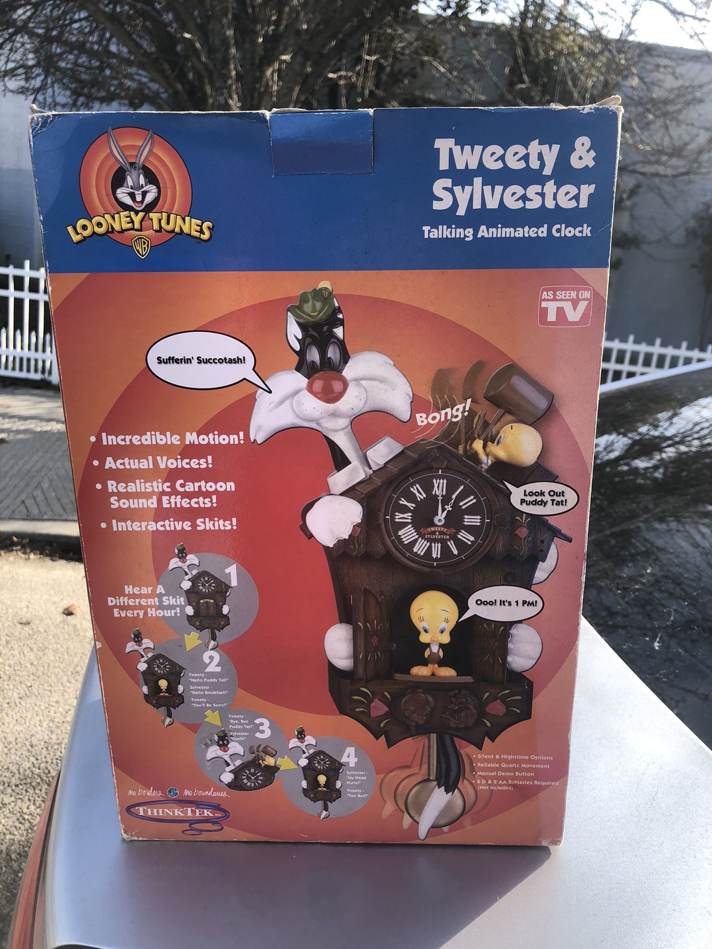 Looney Tunes Clock, Vintage, Animated Clock eBay price over $600 in second photo
