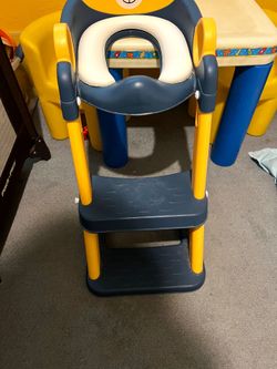 Kids Potty Training Toilet Seat with Step Ladder