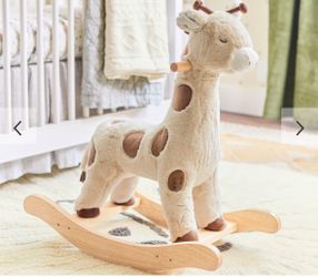 Giraffe Plush Nursery Rocker