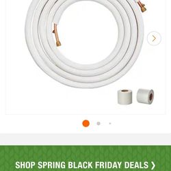 25 ft. Mini Split Line Set 1/4 in. and 3/8 in. O.D Copper Pipes Tubing and Triple-Layer Insulation for Air Conditioning
