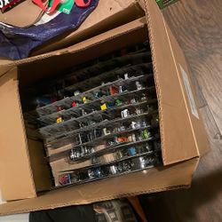 Box Of Hot wheels 