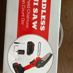 Cordless Mini Chain Saw